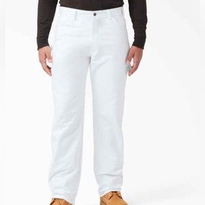 NWT dickies relaxed fit utility pant white